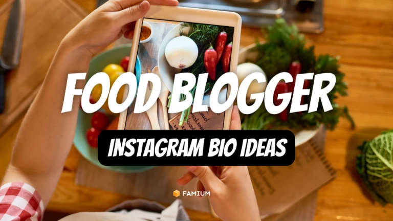 Instagram Bio Ideas for Foodies and Food Bloggers